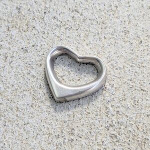 Vintage Sterling Silver Pendant Heart Taxco Mexico